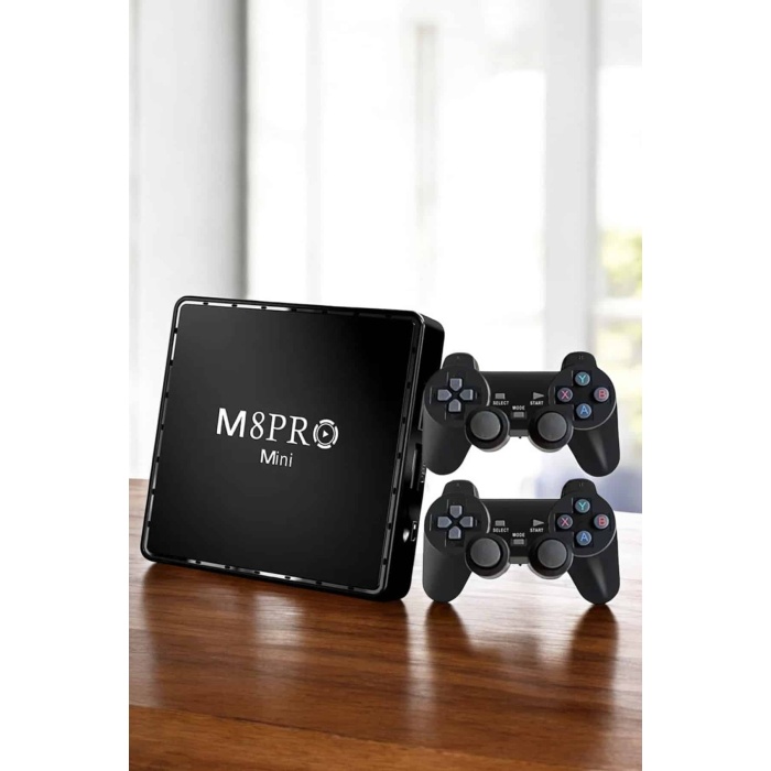 Oyun Konsolu Çift Kollu 1000 Oyunlu TV Box Netflix Youtube Atari