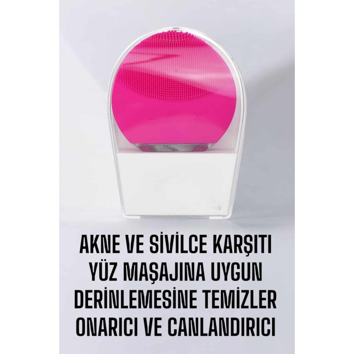 Profesyonel Yüz Temizleme Masaj Aleti Su Geçirmez, Kablosuz Şarj Özellikli Kolay Temizlenebilir