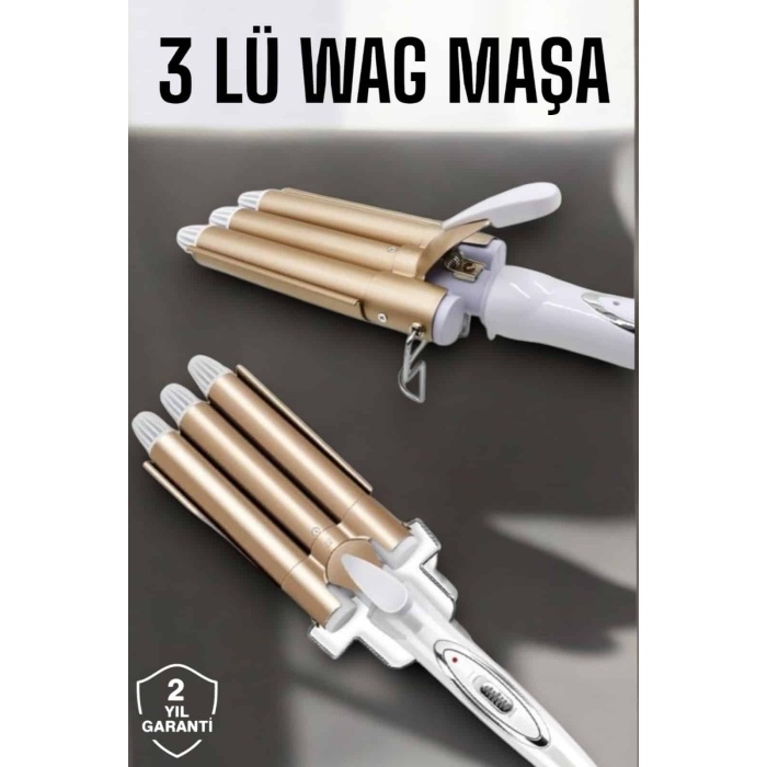 Wag Maşa Yüksek Isı Ayarlı Su Dalga Maşası