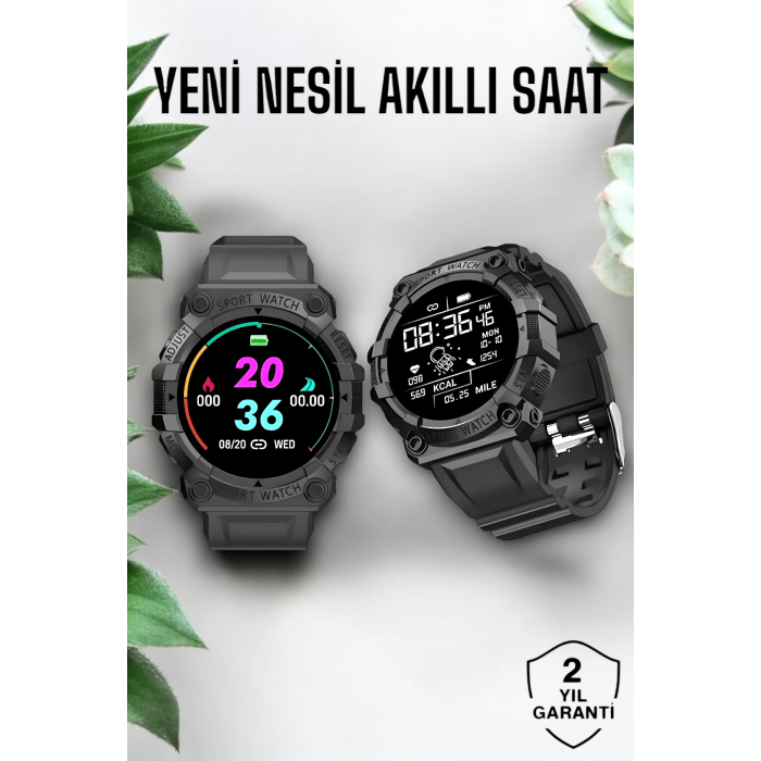 Bluetooth 5.0 Destekli Çok Fonksiyonlu Yeni Nesil Akıllı Saat