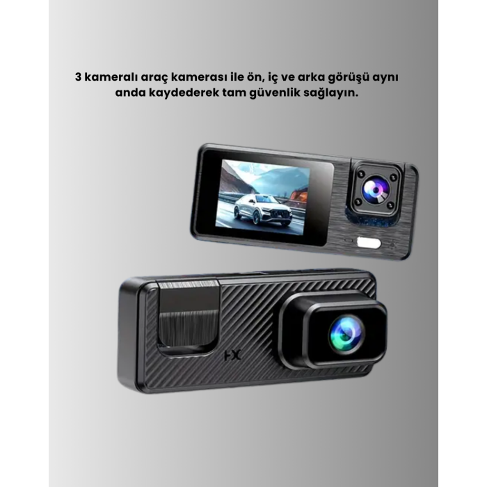 Geri Görüş Monitörlü Araç Kamerası | 2 İnç Ekran, Hareket Algılama