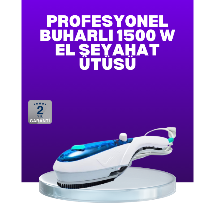 Kompakt Seyahat Tipi Buharlı Ütü Pratik Kırışıklık Açıcı