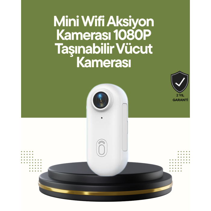 Şarj Edilebilir Uzun Ömürlü Mini Spor Kamera Full HD