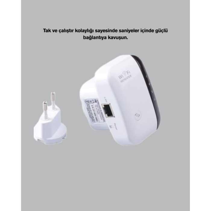 Wireless-N WiFi Repeater 300 Mbps Sinyal Güçlendirici (Kopya)