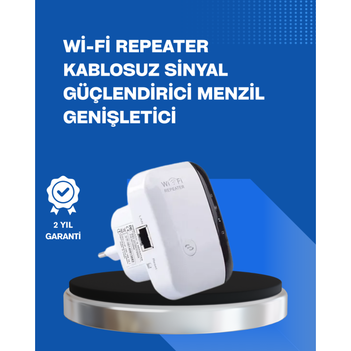 2.4GHz WiFi Tekrarlayıcı Router – WPS Destekli Kablosuz Ağ Genişletici