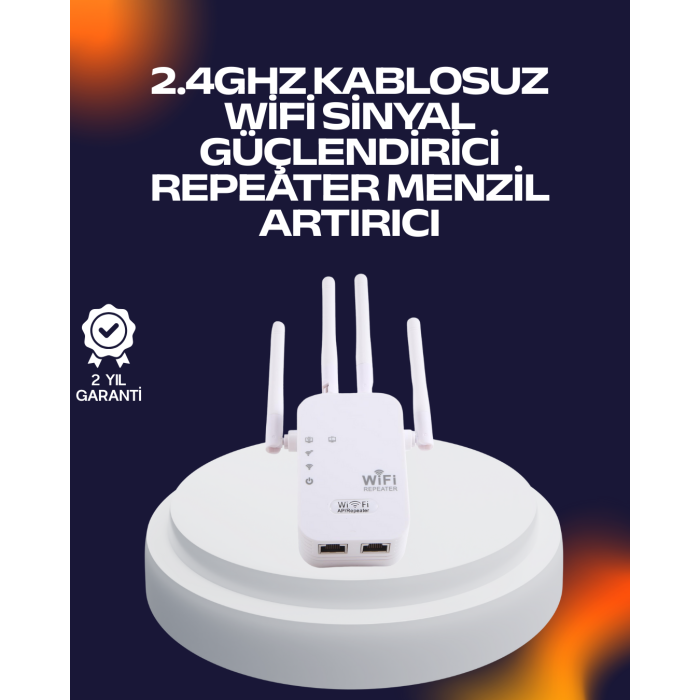Yüksek Hızlı Parazit Önleyici WiFi Repeater Router