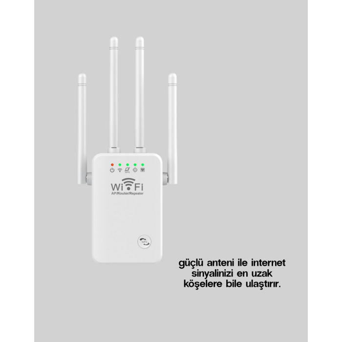 Çift Bantlı Otomatik Kurulum WiFi Repeater Menzil Genişletici