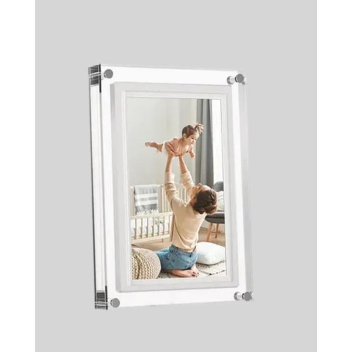 Çift Stereo Hoparlörlü 7 İnç Dijital Fotoğraf Çerçevesi – Zengin Ses Deneyimi