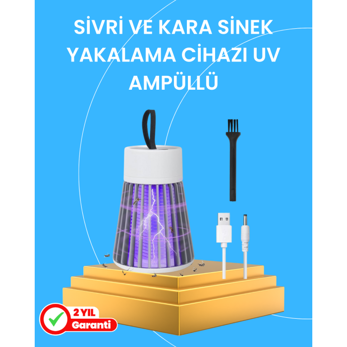 Çocuk ve Evcil Hayvan Dostu Sivrisinek Yakalama Lambası