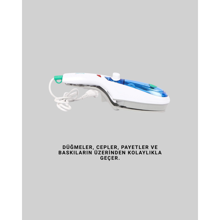 Buharlı Kırışıklık Giderici Pratik Ev ve Seyahat Ütüsü