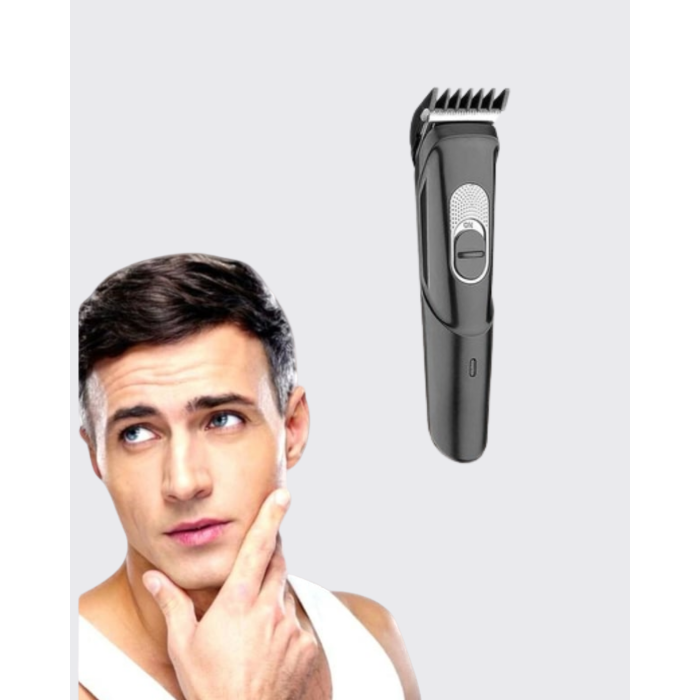 Sessiz Motorlu, Kablosuz Kullanımlı Şarjlı Saç ve Sakal Kesme Makinesi – Taraklı Set
