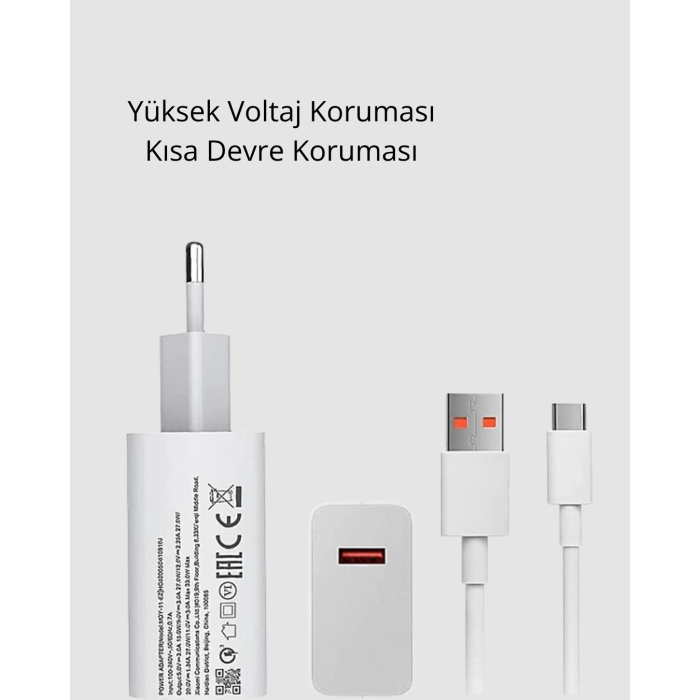 Turbo 120W Hızlı Şarj Cihazı – Kısa Devre ve Akım Koruma Özellikli