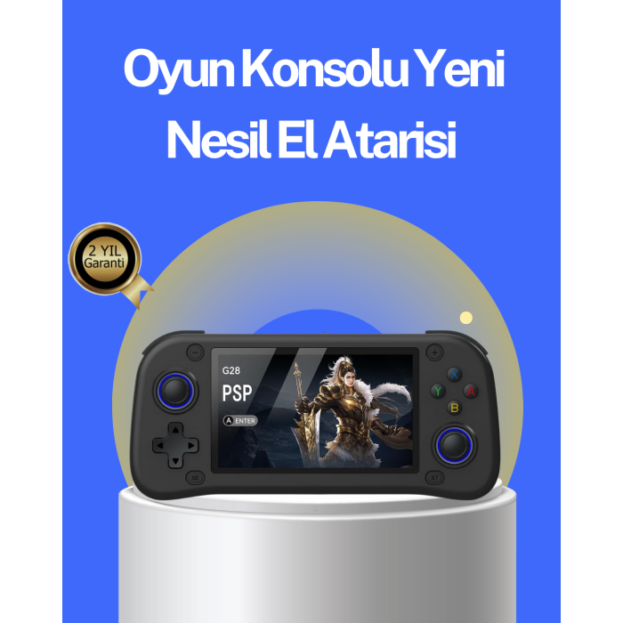4.3” HD Ekranlı El Konsolu 64GB Hafıza Kartı ve 10000 Yüklü Oyun