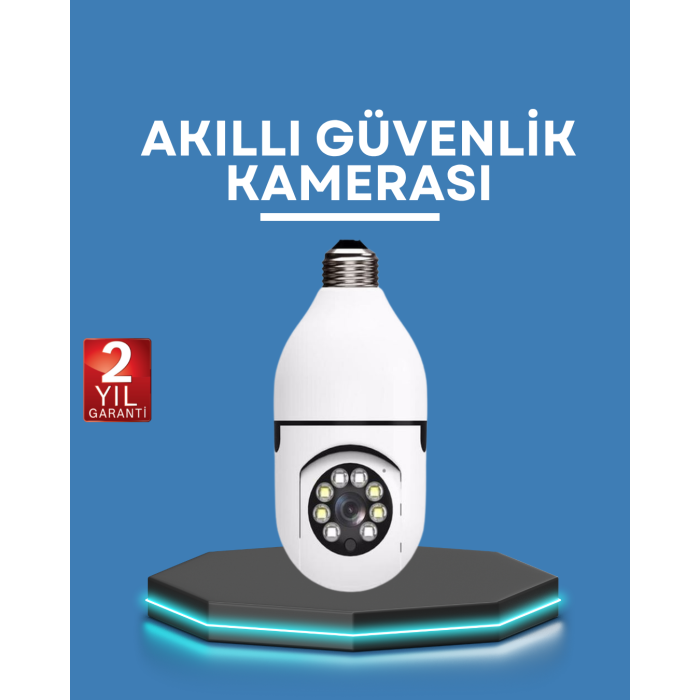 Akıllı Güvenlik Kamerası Full HD Görüntü ve Gece Görüş Özellikli