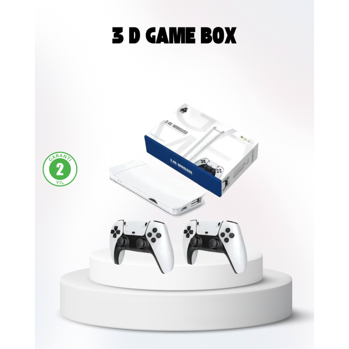 HDMI ve Kablosuz Kontrolcülü 20.000 Oyunlu Retro Oyun Konsolu