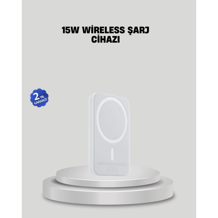 15W Araç Telefon Tutucu Kablosuz Hızlı Şarj Özellikli