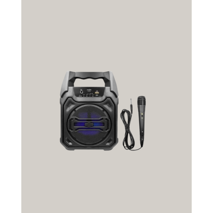 6.5 İnç Bluetooth Hoparlör Mikrofonlu Taşınabilir Karaoke ve Parti Sistemi