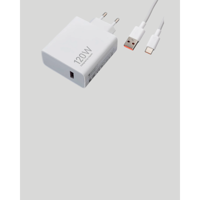 120W Mi Turbo Destekli Hızlı Şarj Cihazı Type-C Uyumlu Akım Korumalı