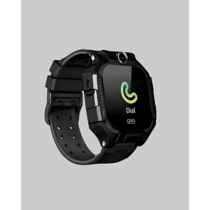 S10 Siyah Akıllı Çocuk Saati Anlık Konum Takibi ve Rota Geçmişi