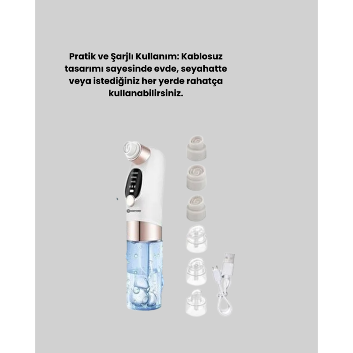 Titreşimli Elektrikli Gözenek Açıcı – Siyah Nokta ve Yağ Arındırıcı