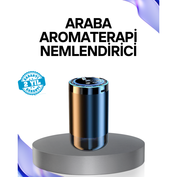 Otomatik Açma Kapama Özellikli Araç Difüzör Nemlendirici