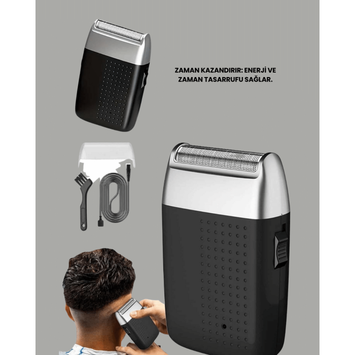 Çok Amaçlı Şarjlı Saç & Sakal Kesme Makinesi – Profesyonel ve Sessiz Performans