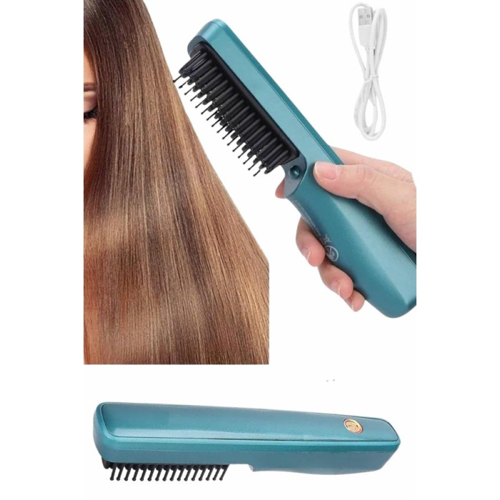 Sıkı Dişli Fön Tarak İyon Özelliği Saç Düzleştirici Tarak