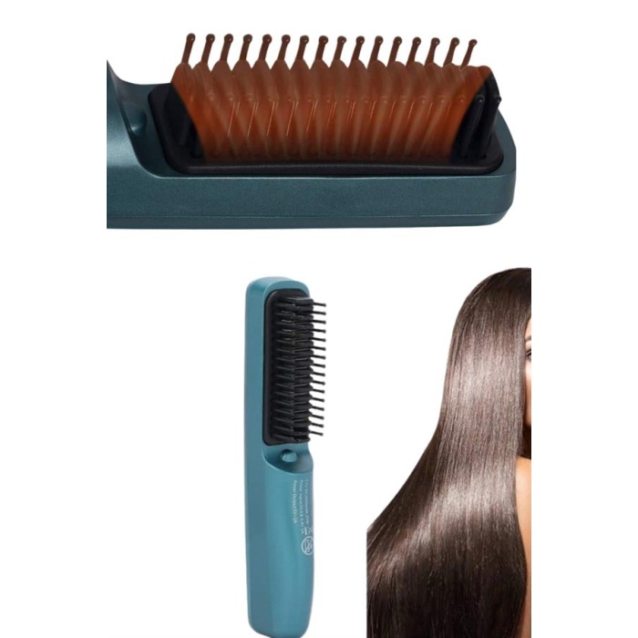 Sıkı Dişli Fön Tarak İyon Özelliği Saç Düzleştirici Tarak