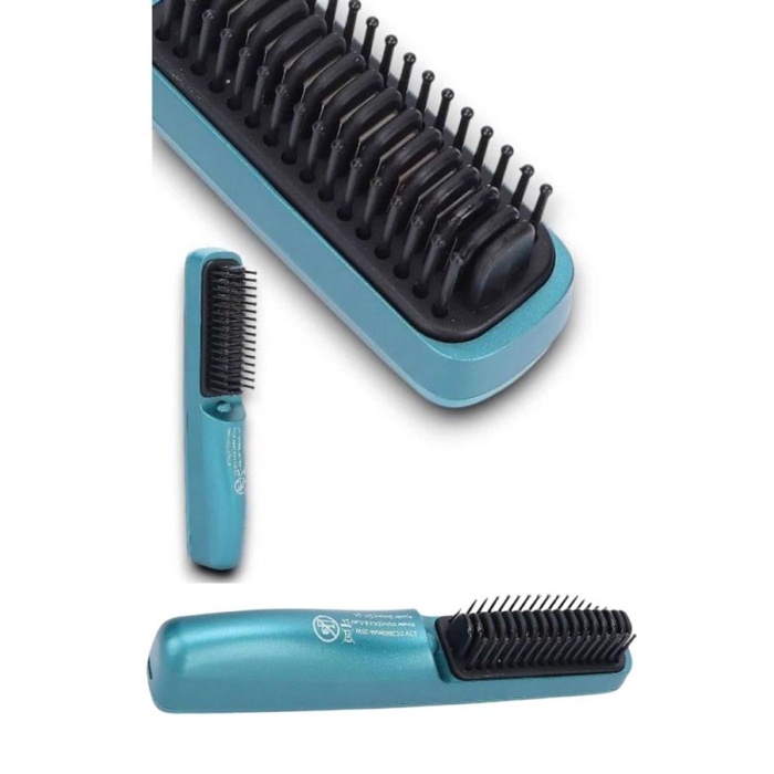 Şarjlı Saç Düzleştirici Tarak İyon Özellikli Sıkı Dişli Elektriklenme Karşıtı