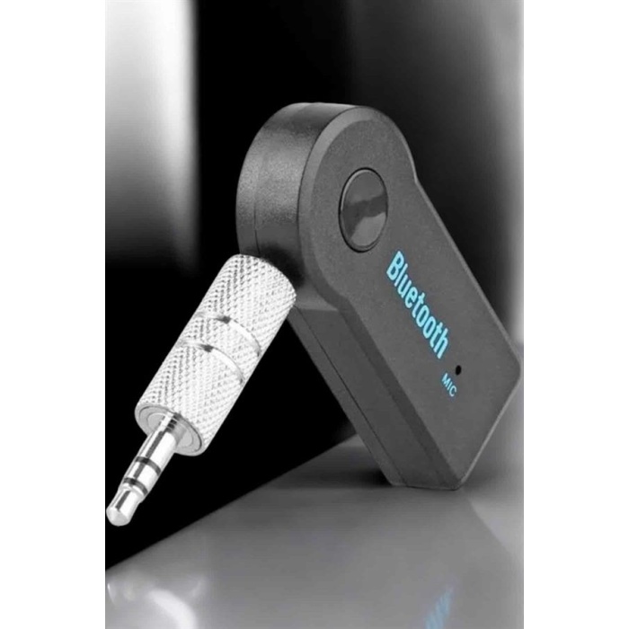 Kablosuz Bluetooth Aux Araç Kiti Siyah Hafıza Kartlı