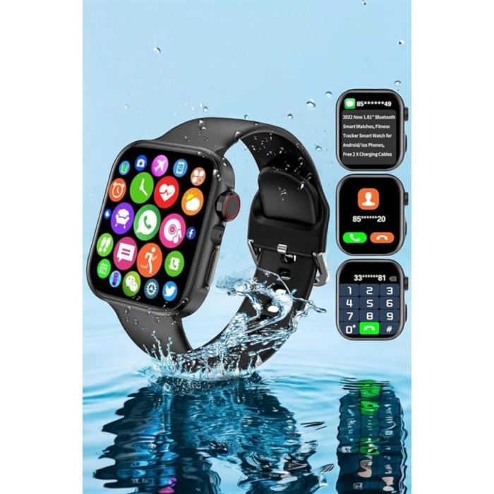 Akıllı Saat Bluetooth Bağlantı ve 24 Saat Sağlık İzleme GPS Arama Cevaplama