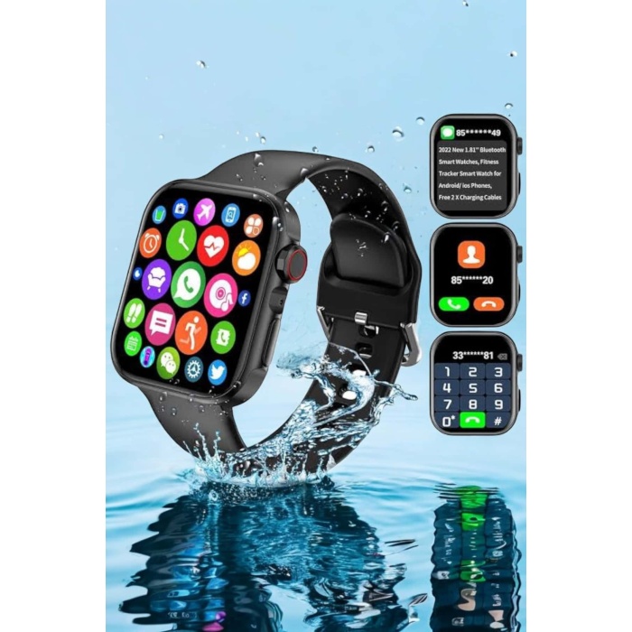 Akıllı Saat Sağlık Takibi ve Akıllı Özelliklerle Donatılmış Modern Akıllı Saat