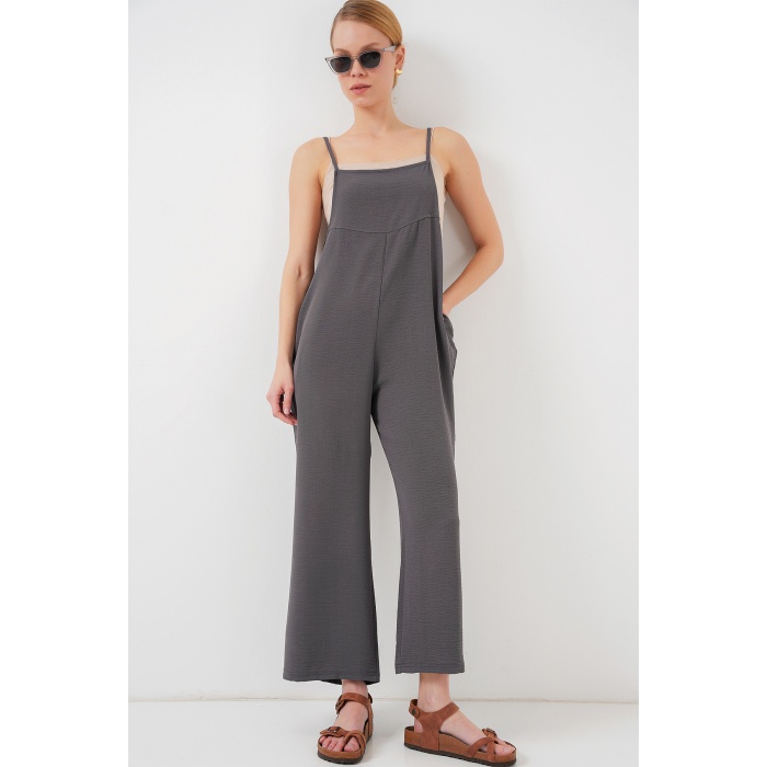 7019 Askılı Bahçivan Tulum - Antrasit