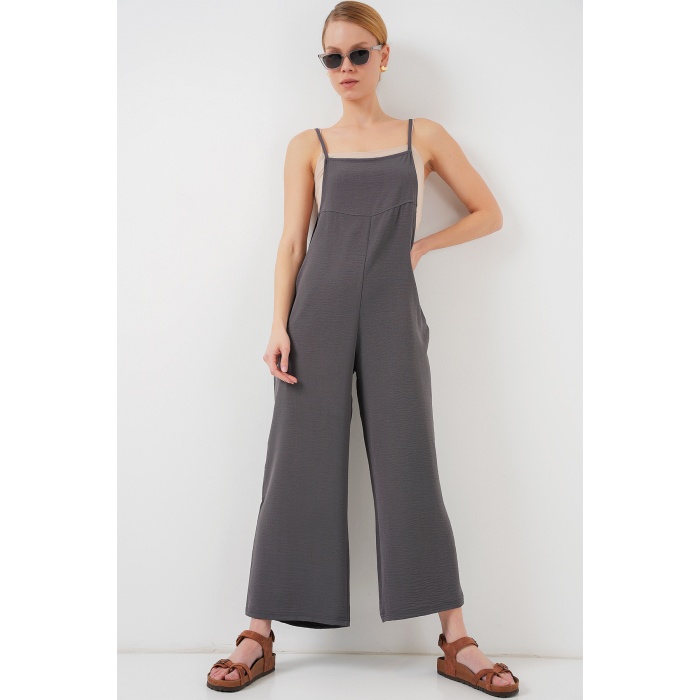 7019 Askılı Bahçivan Tulum - Antrasit