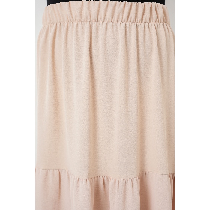 Kadın Ayrobin Uzun Etek 8048 - Bej