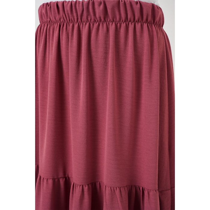 Kadın Ayrobin Uzun Etek 8048 - Gül Kurusu