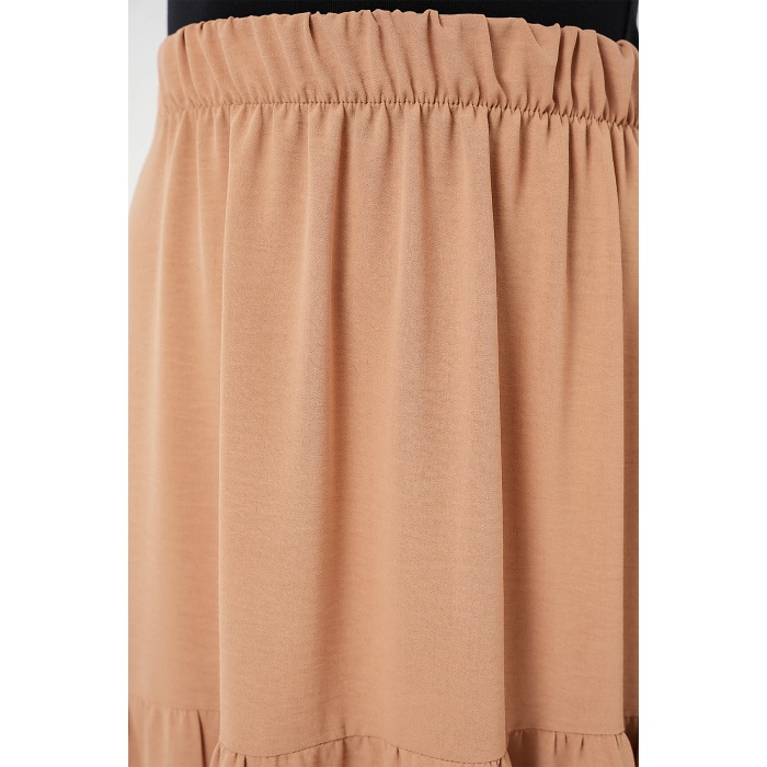 Kadın Ayrobin Uzun Etek 8048 - Bisküvi