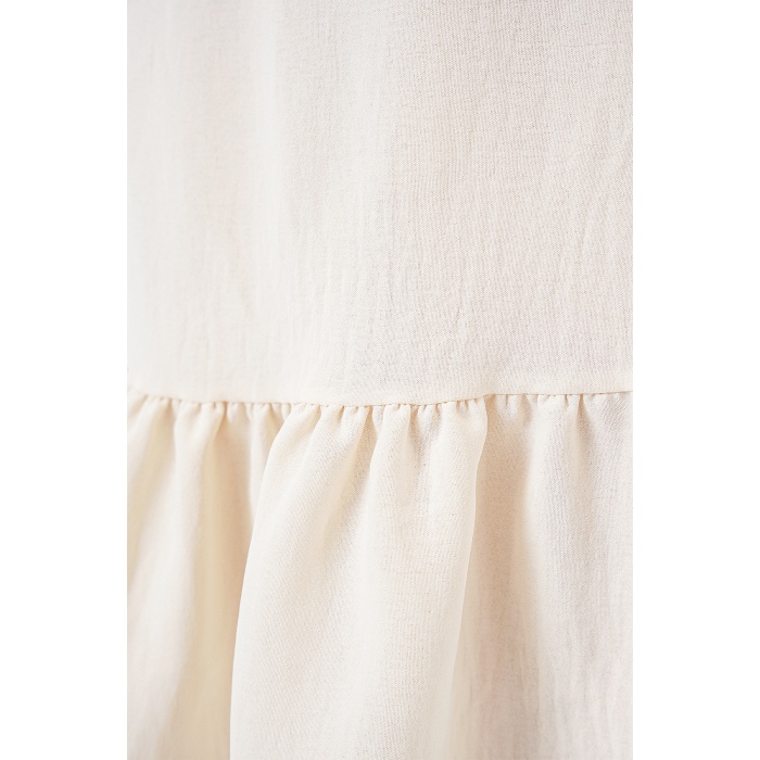 Kadın Ayrobin Mini Etek 8054 - Ekru