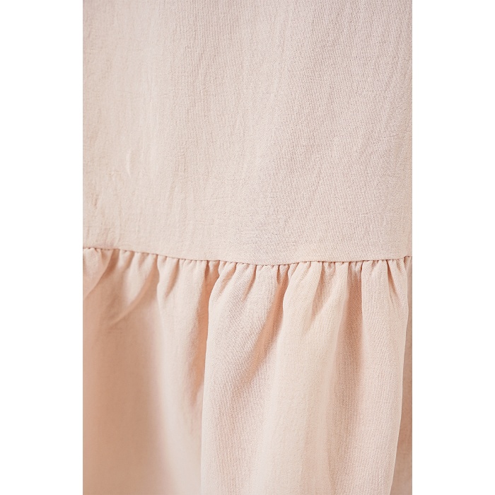 Kadın Ayrobin Mini Etek 8054 - Krem