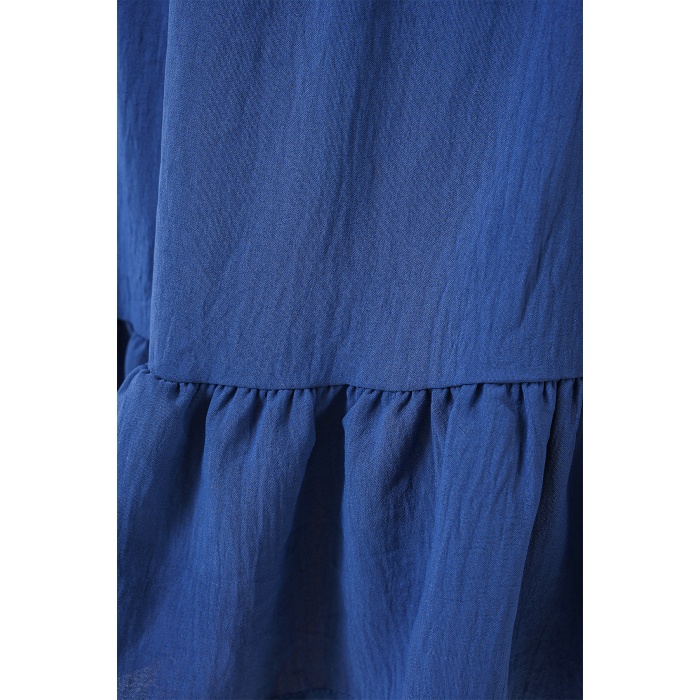 Kadın Ayrobin Mini Etek 8054 - İndigo