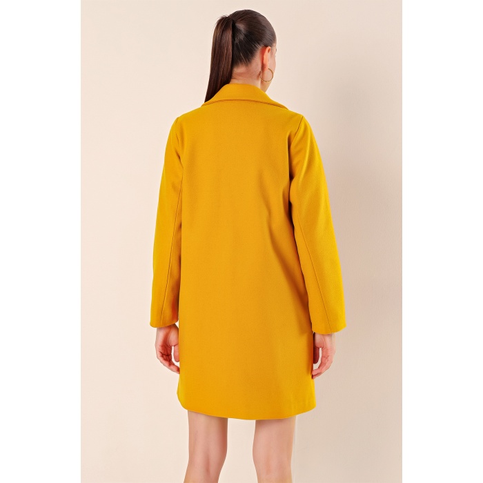 9085 Kaşe Kaban - Sarı