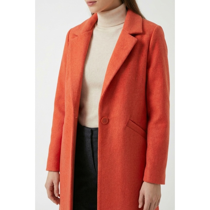 9085 Kaşe Kaban - B.Kırmızı