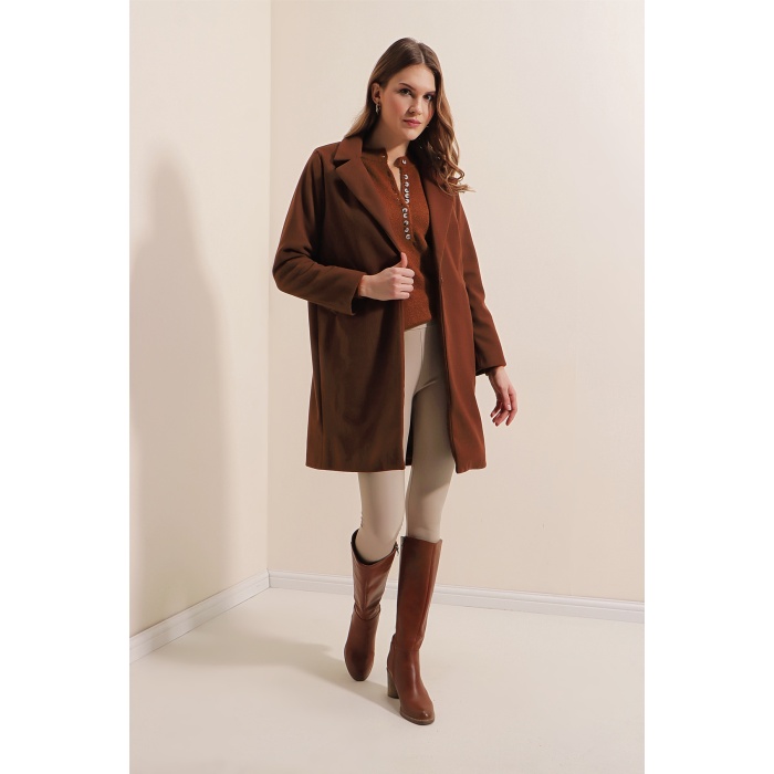 9085 Kaşe Kaban - D.Kahve