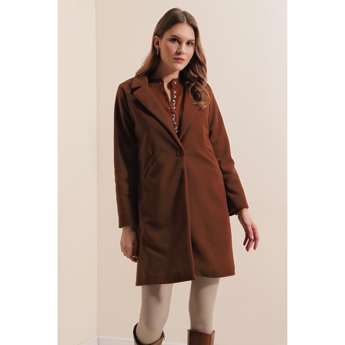 9085 Kaşe Kaban - D.Kahve