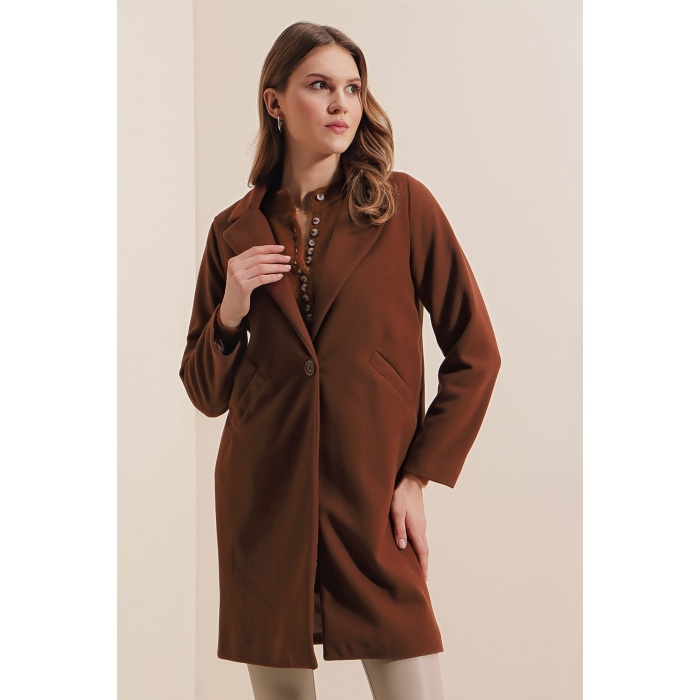 9085 Kaşe Kaban - D.Kahve