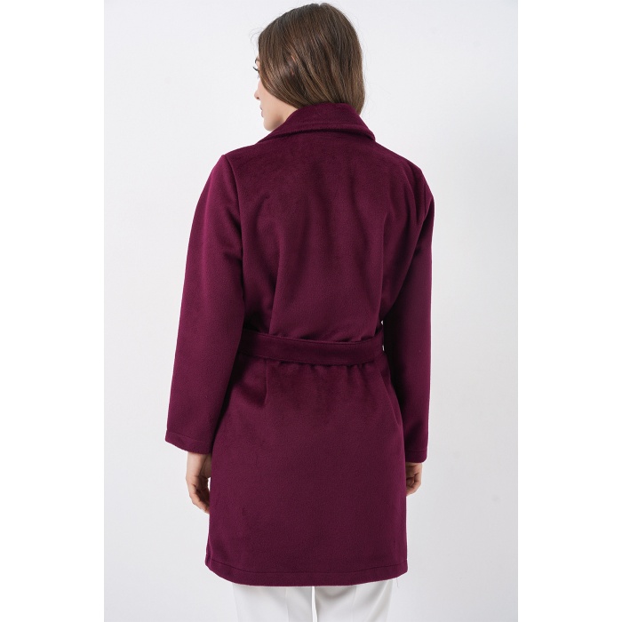 Kadın Kuşaklı Kaban 9171 - Bordo