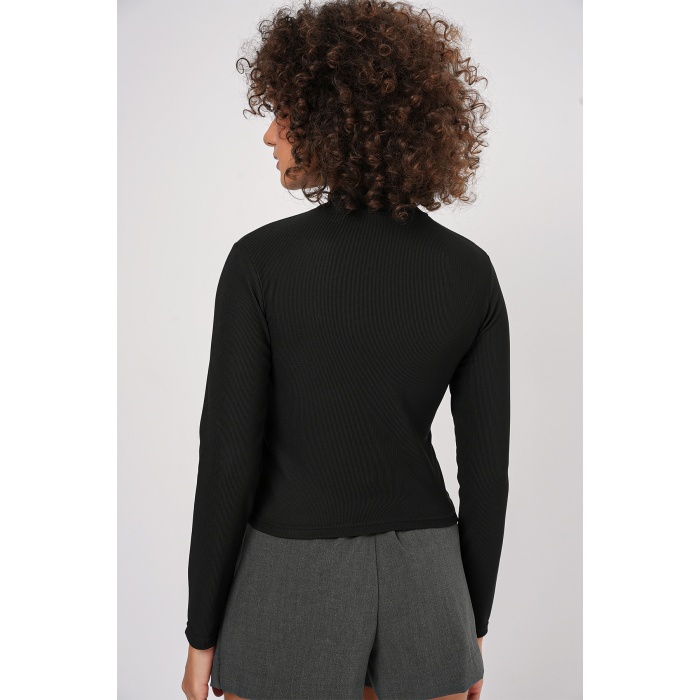 922 Taşlı Body - Siyah