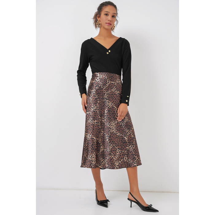 923 Uzun Kollu Body - Siyah