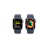 Watch Series 9 GPS 41mm Gümüş Alüminyum Kasa ve Fırtına Mavisi Spor Kordon - S/M