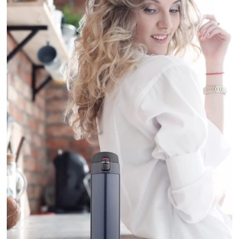 LNT7296 Sızdırmaz Kilitli Vakumlu Çıft Katmanlı Travel Mug Çelik Termos 520 ml Blue 10 Saat Sıcak / 18 Saat Soğuk